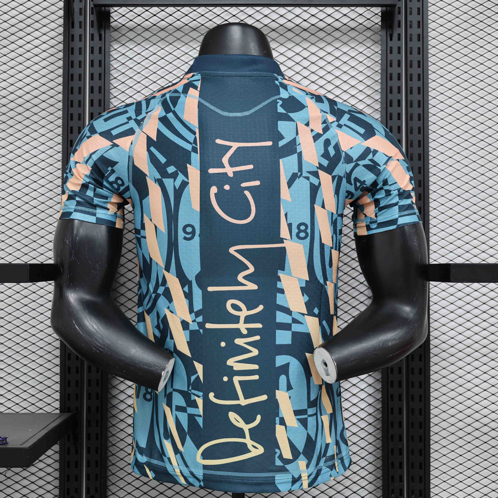 24-25 Manchester City Blue Retro Style Special Edition Shirt