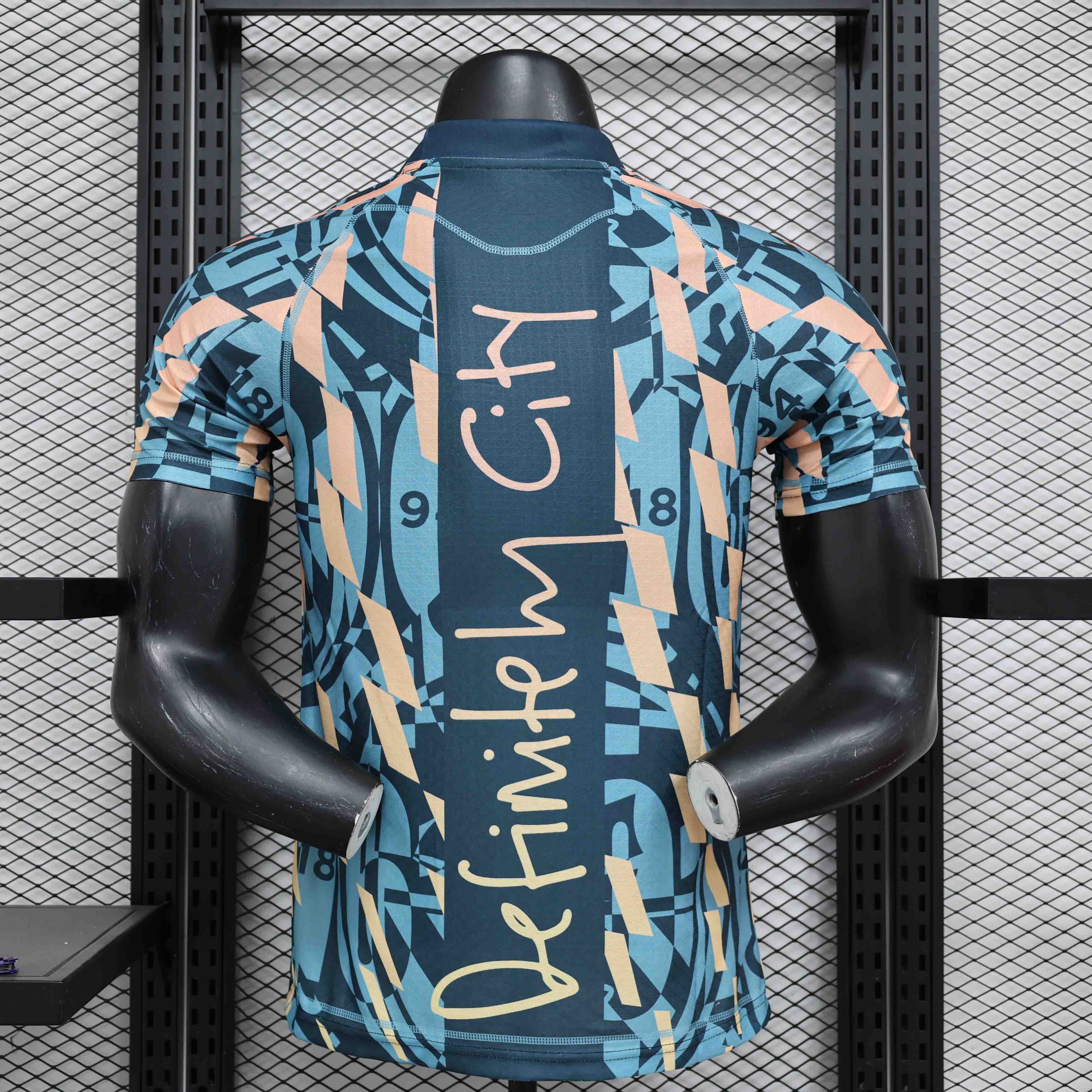 24-25 Manchester City Blue Retro Style Special Edition Shirt