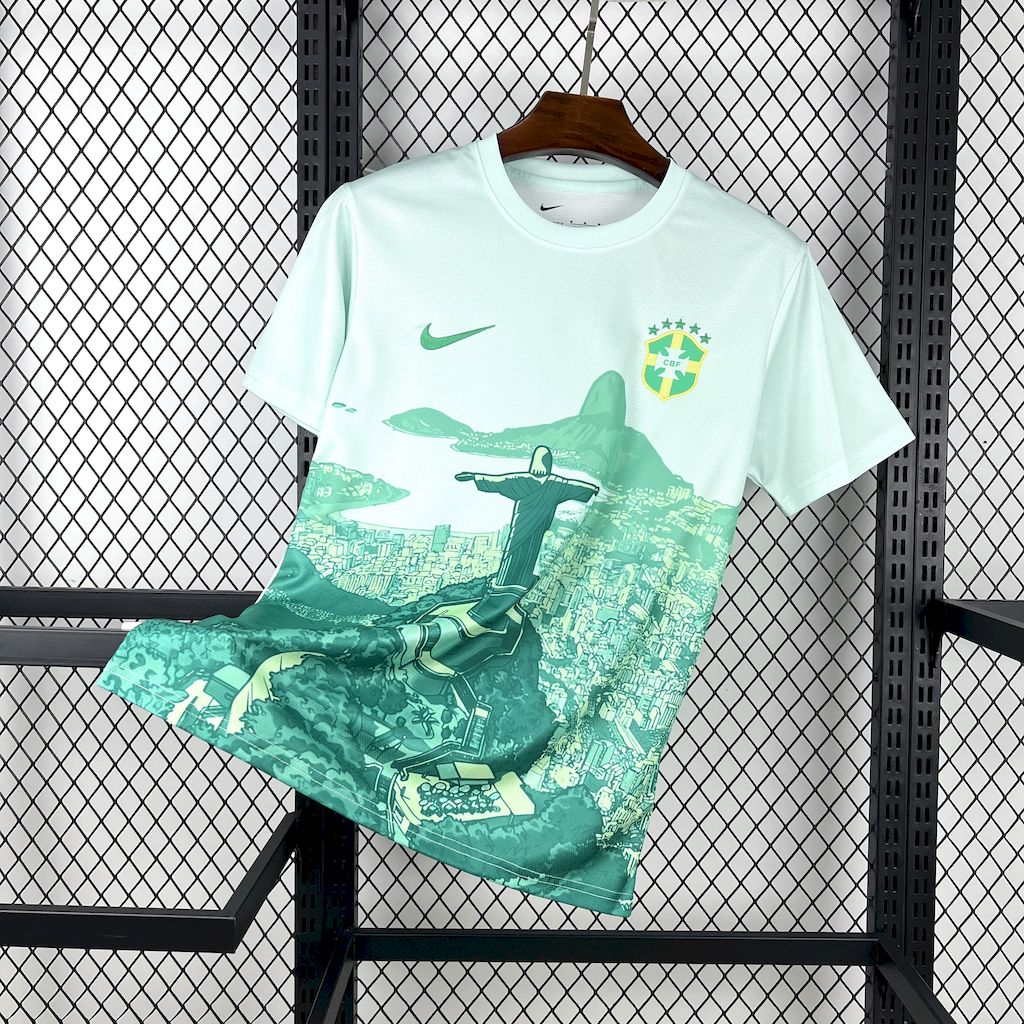 Brésil maillot Concept 2025 Christ Vert