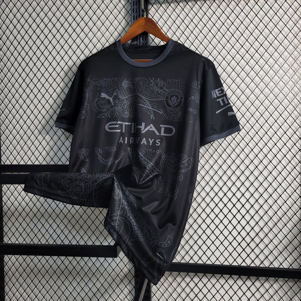 Manchester City maillot concept noir 2023 2024